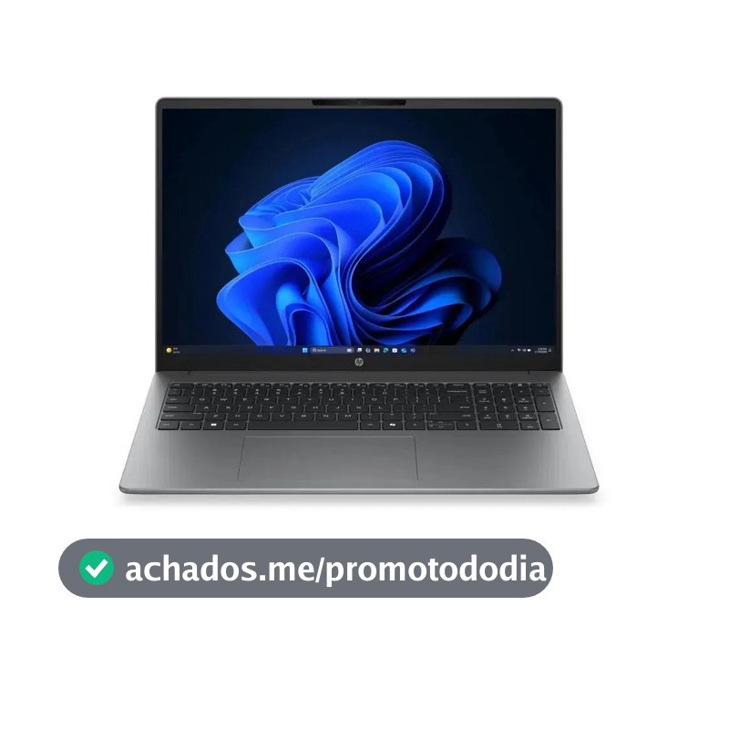 Notebook HP 200 G2i Intel Core 5-120U 16" Intel Graphics RAM 16GB (1x16GB) DDR5 5200 SSD 256GB PCIe4x4 Windows 11 Home PLS SL - E30Q9AT#AK4