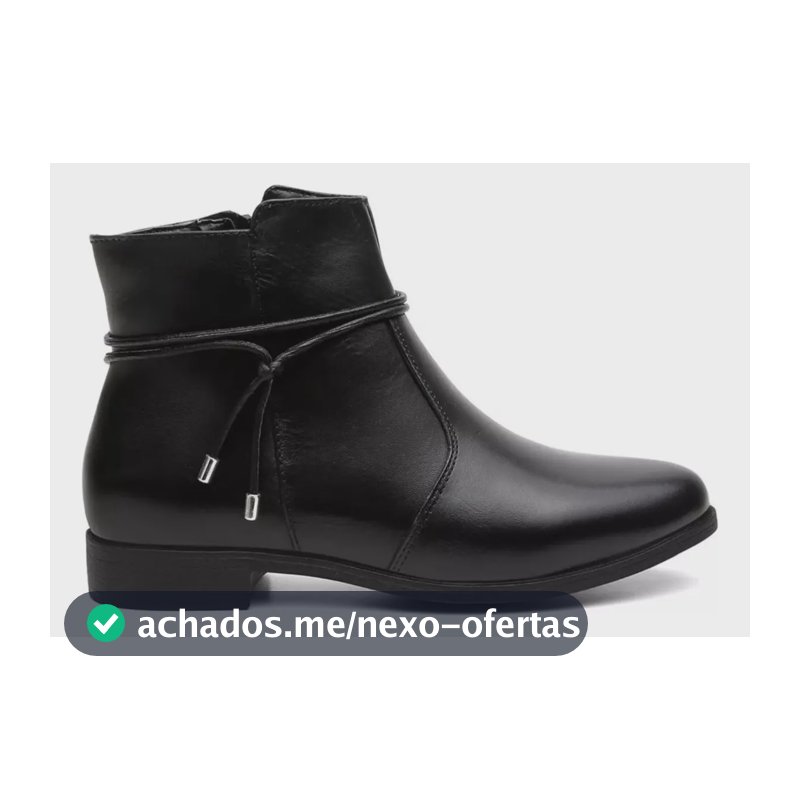 Bota Cano Curto Feminina Couro Legítimo Moda Inverno