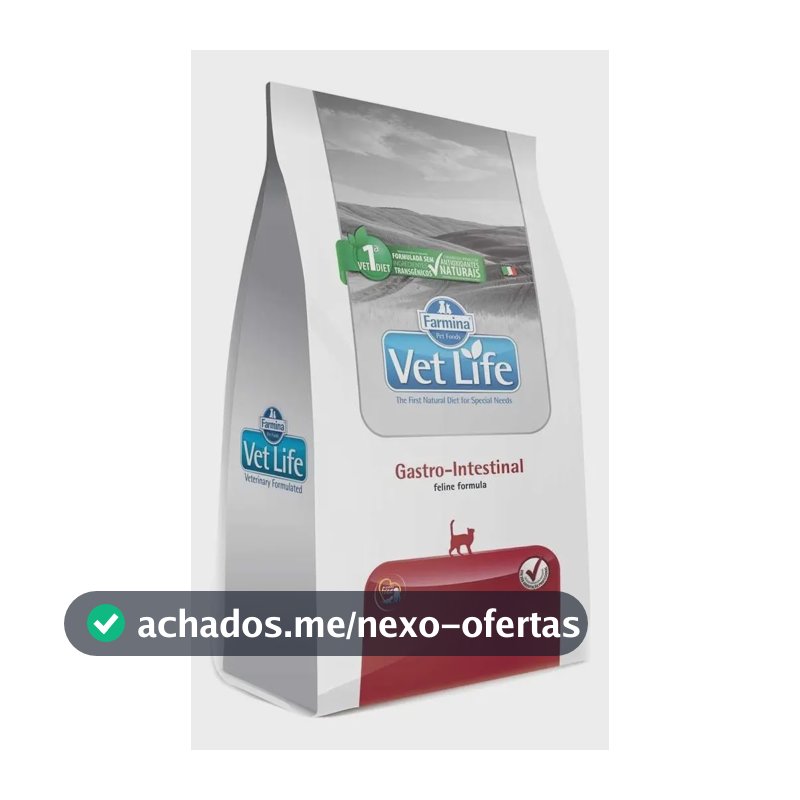 Ração Vet Life Natural Feline Gastro Intestinal 2kg