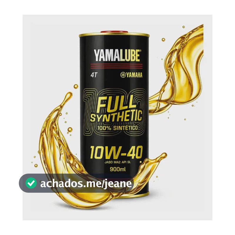 Óleo Yamalube 10w40 Full 100% Sintético 900ml