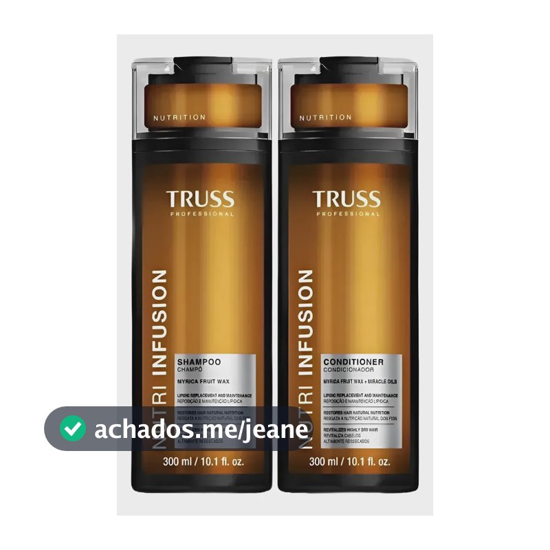 KIT TRUSS NUTRI INFUSION SHAMPOO+ CONDICIONADOR 300ML