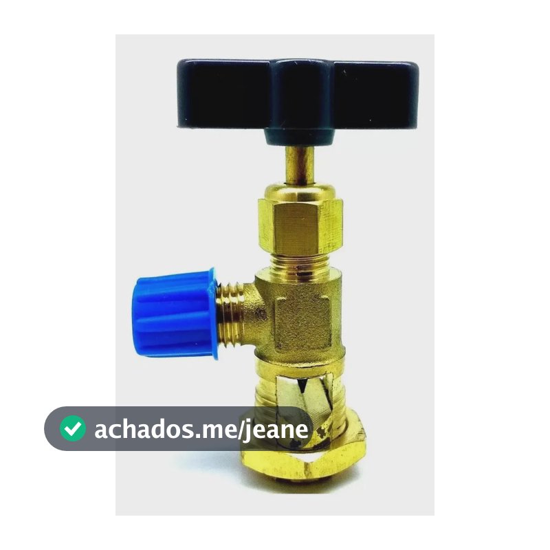 Valvula Perfuradora De Tubos Cobre Refrigeração 3/16 A 3/8