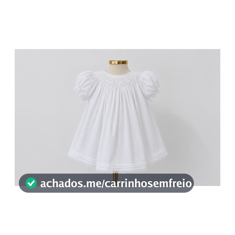 Vestido Amélie Ca Atelier Feminino Branco 3