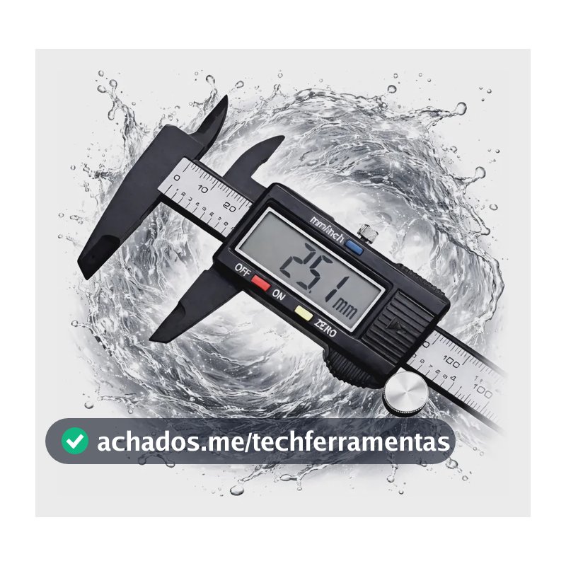 Paquímetro Digital 150mm Alta Precisão Com Display Lcd + 2 Baterias
