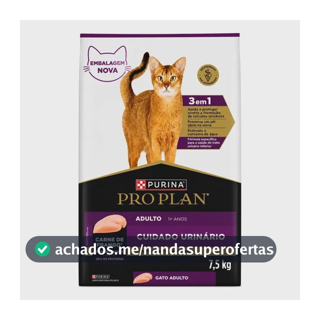 Alimento Pro Plan OptiTract Urinary para gato adulto de raza todos os tamanhos sabor frango y arroz
