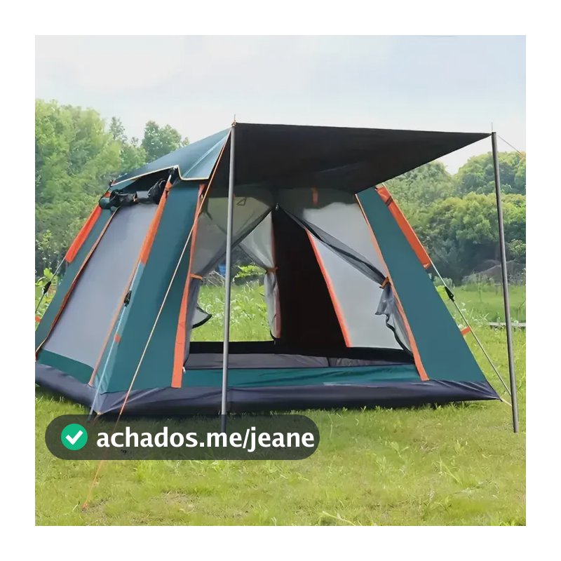 Barraca Auto 5-8 Pessoas 240x240 Upf50+ Leve 4.5kg Verde-escuro