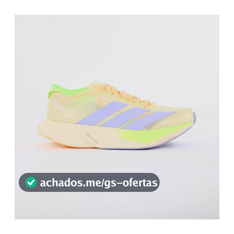 Tênis adidas Adizero Drive Rc Neon Corrida Treino Amarelo Amarelo 37 Br