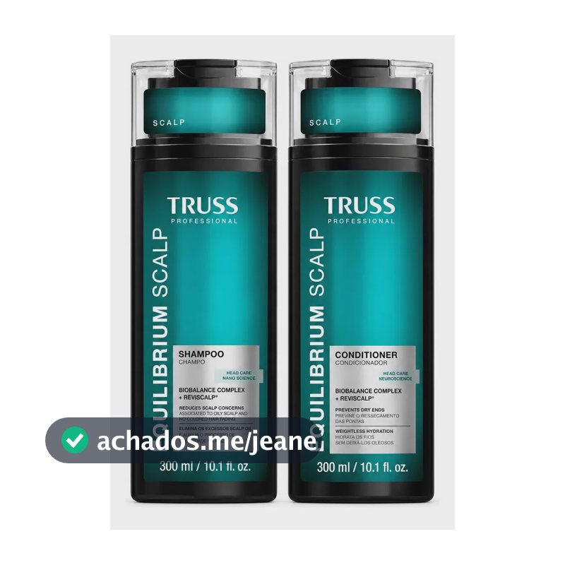 Truss Equilibrium Scalp Kit Shampoo E Condicionador 300ml
