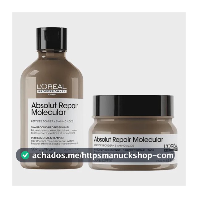 Kit Absolut Repair Molecular Shampoo 300ml E Máscara 250ml