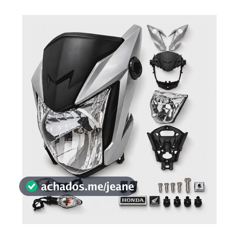 Kit Frente Completa Aranha Honda Titan 160 2022 A 2024 Prata Force