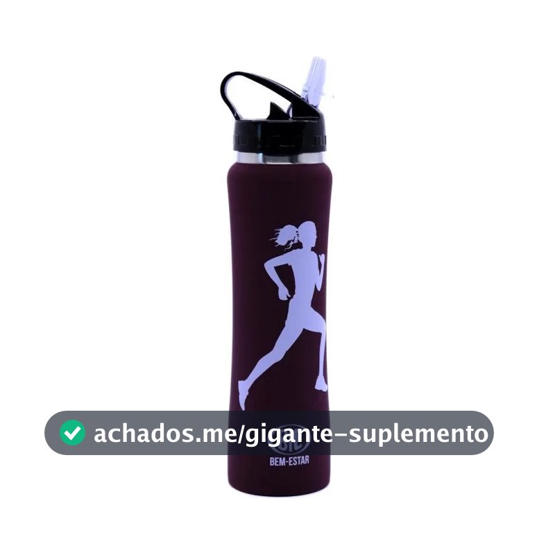 Squeeze Bic Inox Quente e Frio 500ml Para Bebida Esporte Fitness
