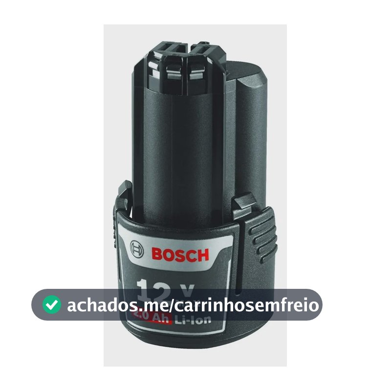 Bateria Bosch 12v 2,0 Ah Bat414 - 6 082 943 6zg Heavy Duty Cor Preto Frequência Não se Aplica