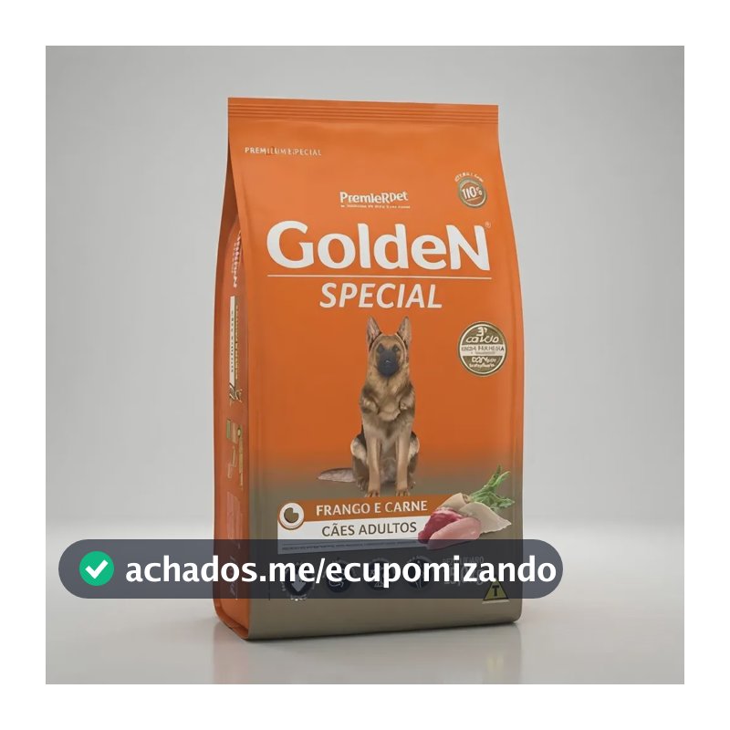 Ração Golden Special Cães Adultos Sabor Frango E Carne 15kg
