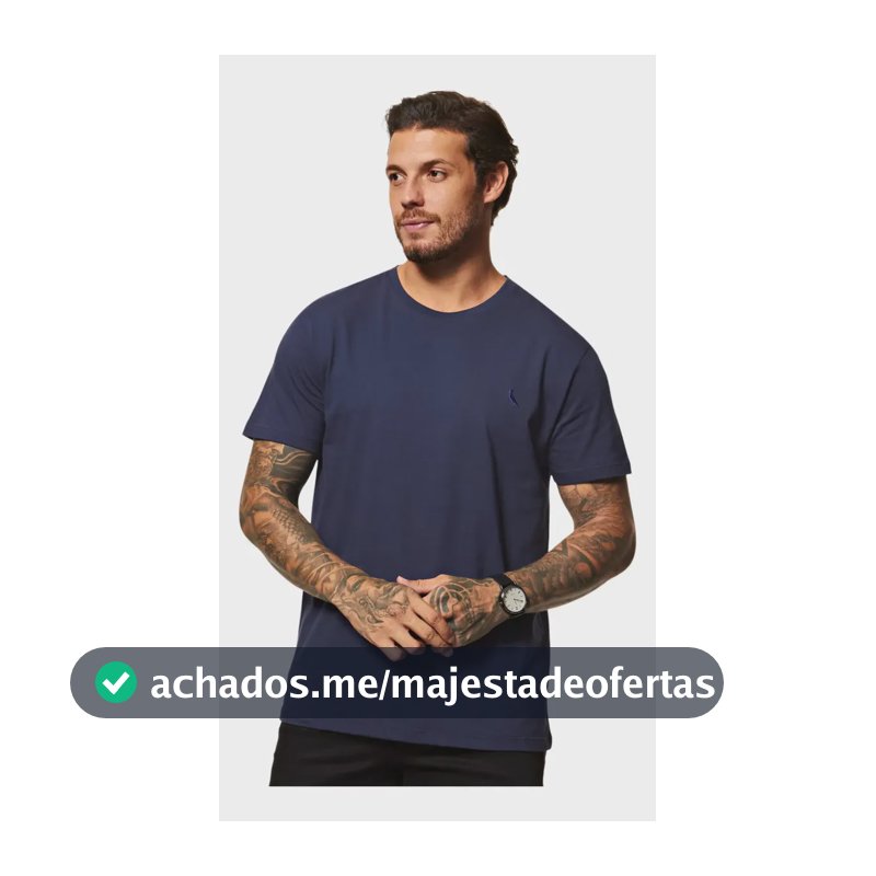 Camiseta Careca Reserva Masculino Marinho N/a M Lisa