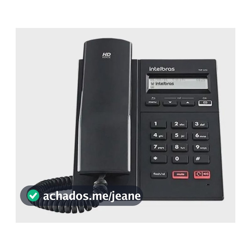 Telefone IP Intelbras TIP 125i Display Viva-voz