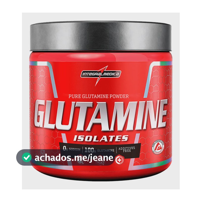 Glutamine L-Glutamina Isolada 100% Sem Sabor 150g Integralmédica