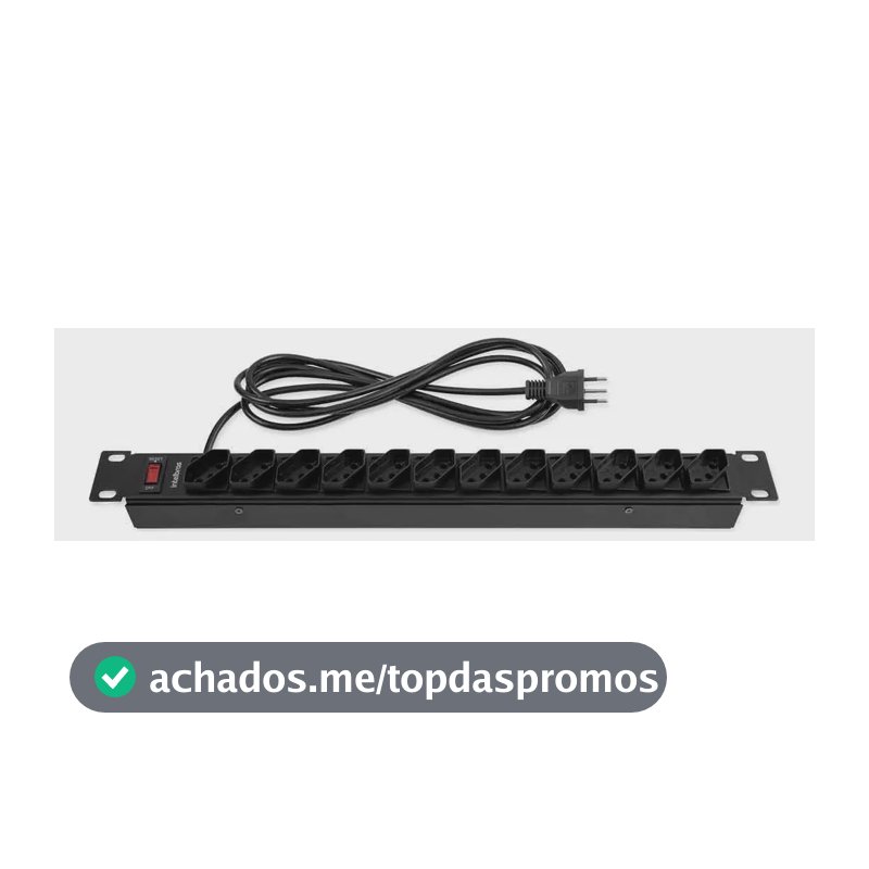 Protetor Eletrônico Intelbras Epr 212 C/ 12 Tomadas P/ Rack
