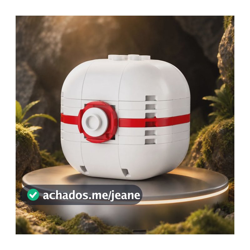 Lego Pokémon Premier Ball 30729 Pokébola 46 Peças 46 Lego Pokémon 30729 Premier Ball Pokébola 46 Peças
