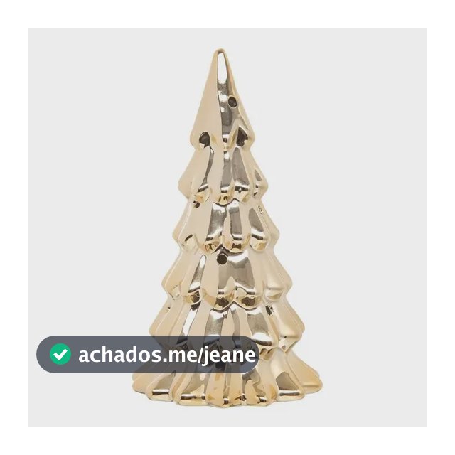 Enfeite Arvore De Natal Led Home Style Golden Dourado Árvore De Natal