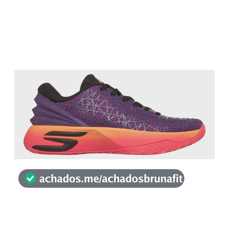 Tênis De Basquete Masculino Je 1 Skechers Roxo / Multicolor Liso 40 Br