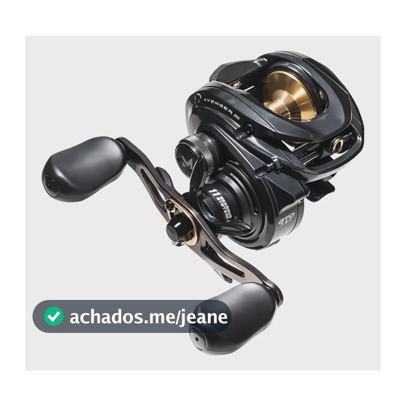 Carretilha de pesca Marine Sports Avenger 11000 Ds Esquerda otima capaidade de linha