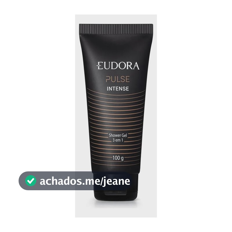 Eudora Pulse Intense Shower Gel 3 Em 1 100g