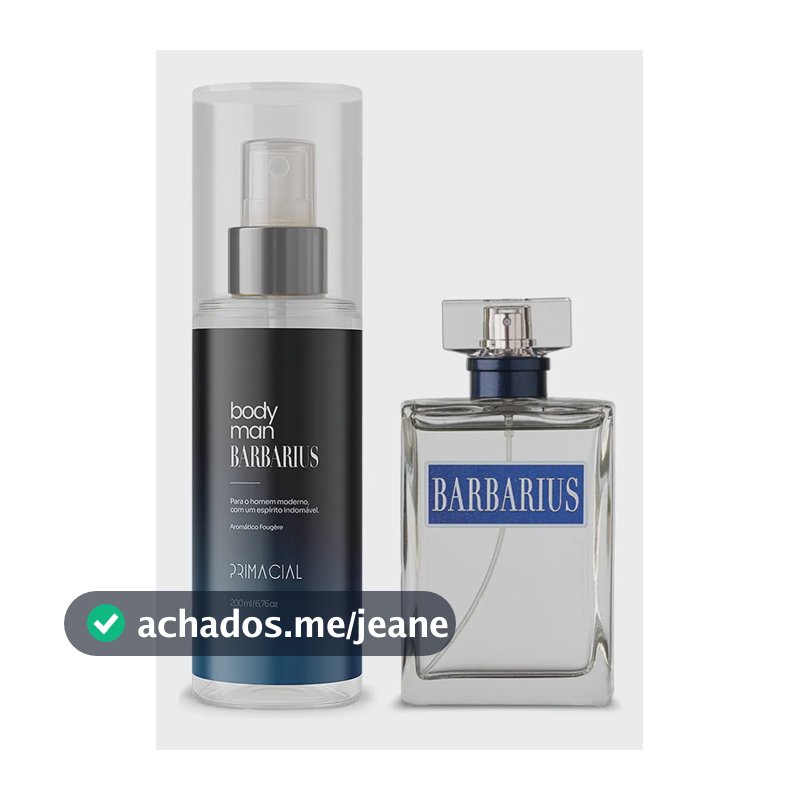 Barbarius Body Splash 200ml E Perfume 100ml By Primacial