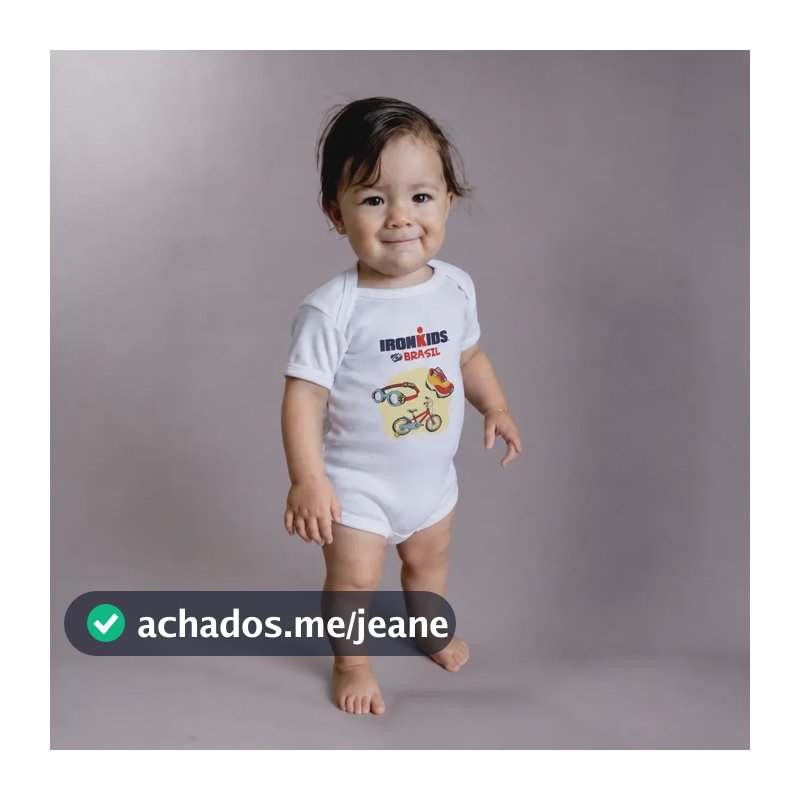 Body Bebê Ironman Triathlon Woom Ii Branco G