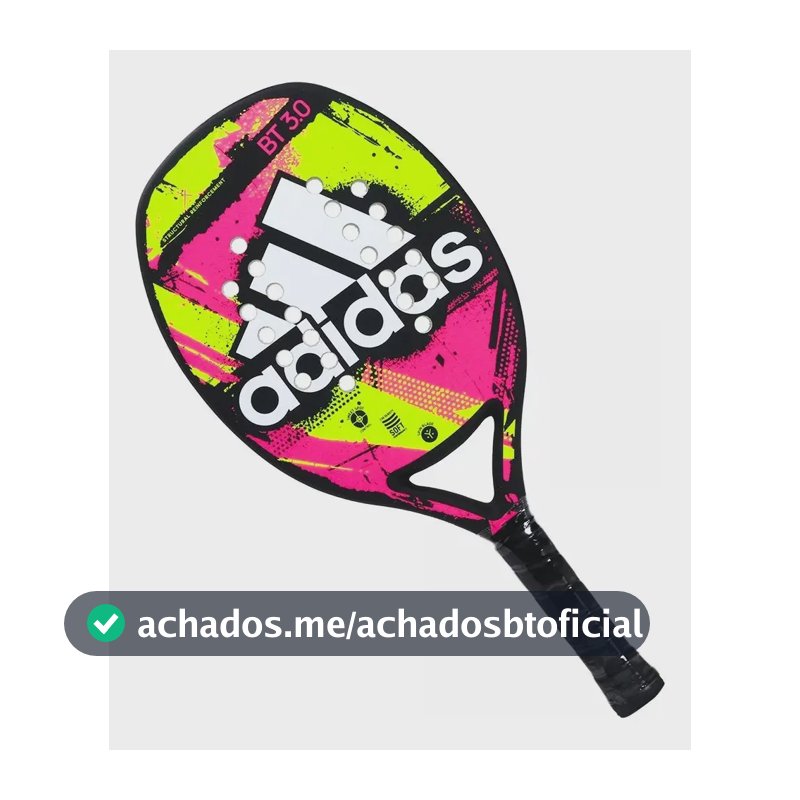 Raquete De Beach Tennis adidas Bt 3.0 Rosa/amarelo Cor rosa e lima