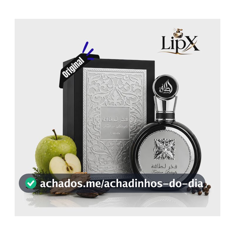 Perfume Árabe Masculino Fakhar Black Lattafa Edp 100ml