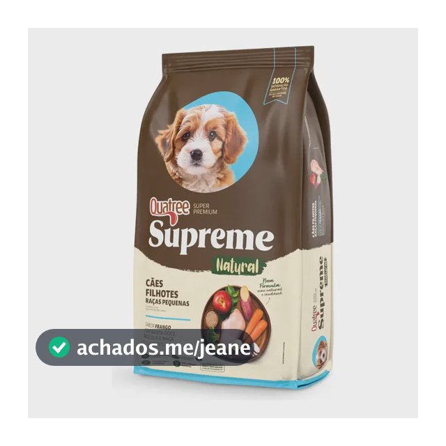 Ração Filhote Quatree Raças Pequenas Supreme 10kg