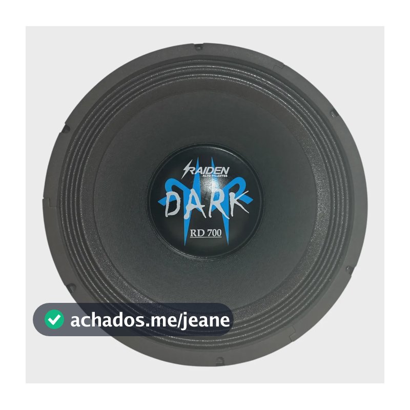 Alto-falante Raiden Dark Rd700w Rms 12 Polegadas 4 Ohms Azul