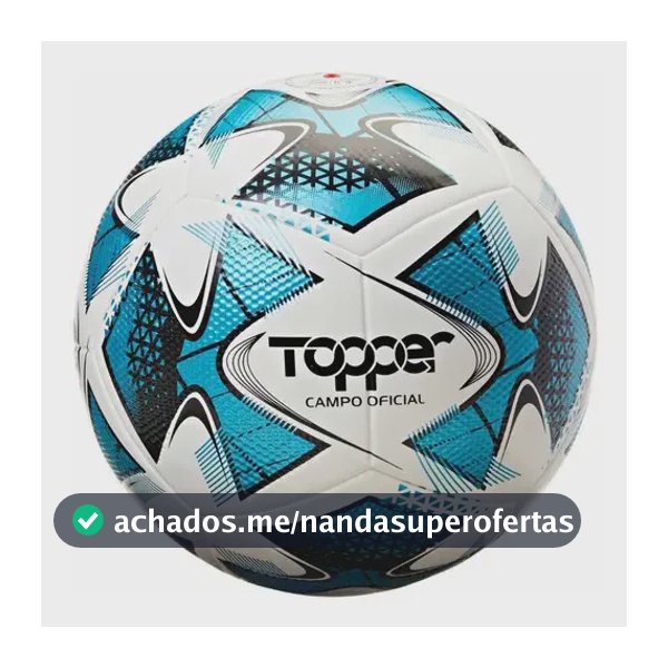 Bola De Futebol Para Campo 22 I Composição Em Pvc Topper Branco/preto