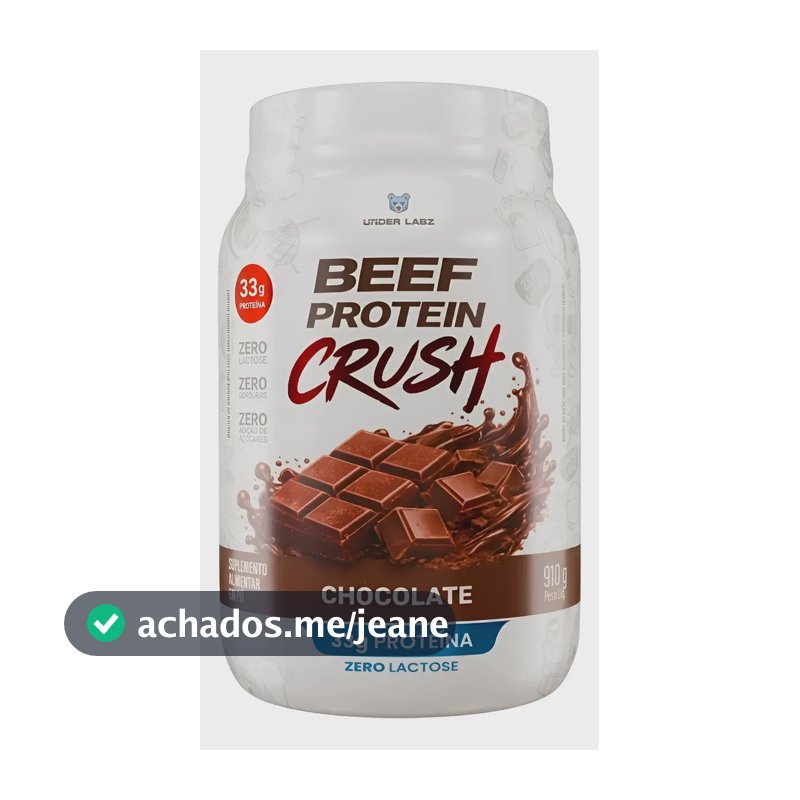 Beef Protein Crush Under Proteína Isolada 100% Carne Bovina Chocolate 910g