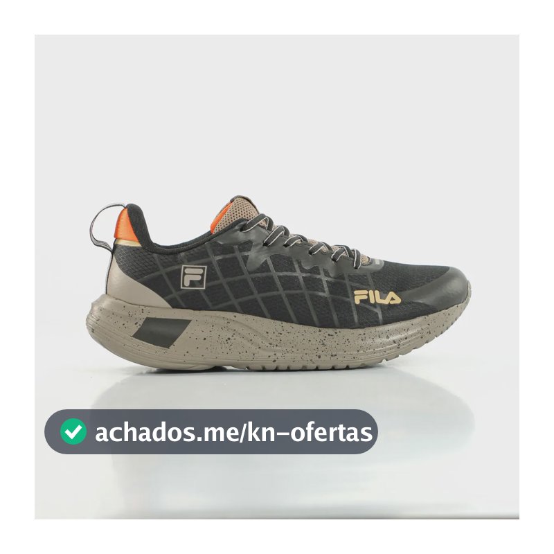 Tênis Fila Focus Masculino Academia Caminhada Treino Leve Preto 42 Br