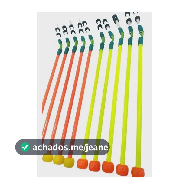 Ponteira Pesca Dedo Duro P/ Vara Molinete Tilápia Kit C/10