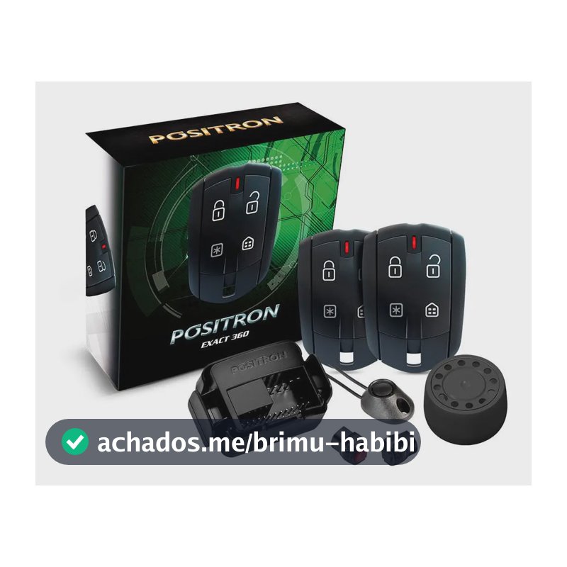 Alarme para carro Cyber Exact EX360 Universal Pósitron