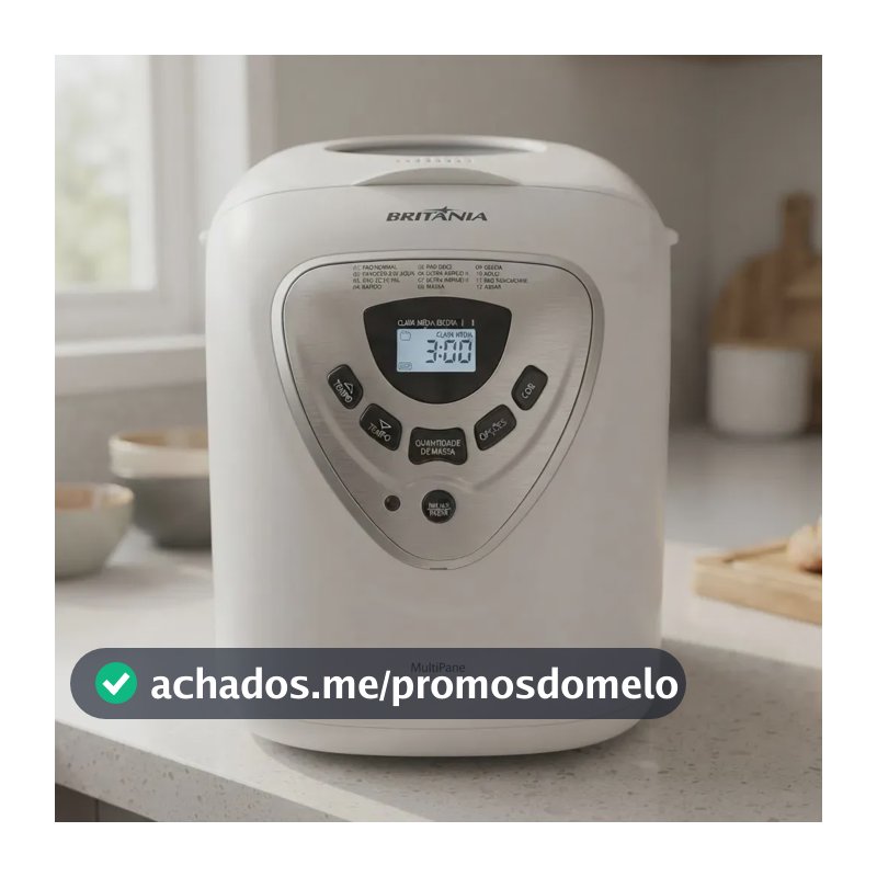Panificadora Multipane Branca Britânia