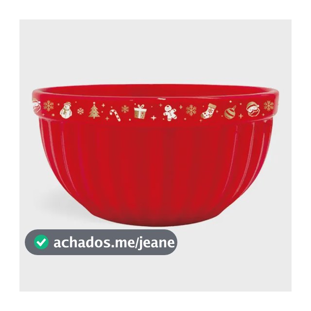 Tigela Itália Natal Cerâmica 480ml Bowl Cumbuca Sopas Caldos