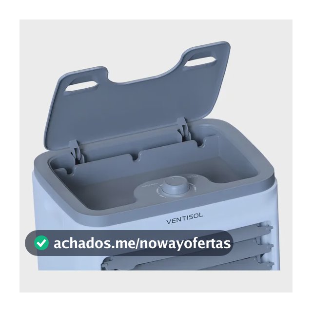 Climatizador Ar Frio Portátil Evaporativo 16 Litros Umidificador Ventisol Clin 16