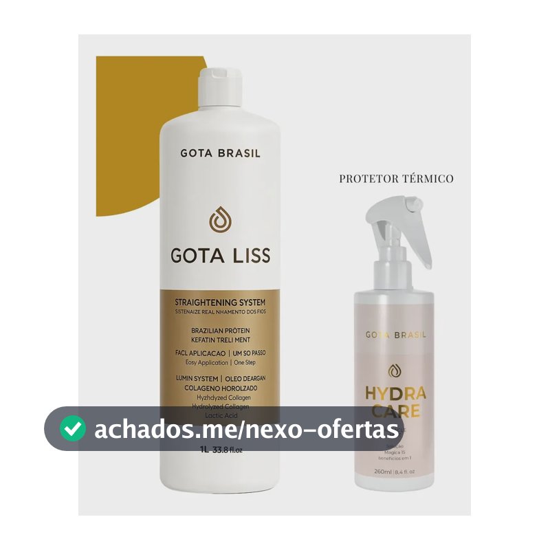 Progressiva Profissional Sem Formol 1l Com Reconstrutor Sos