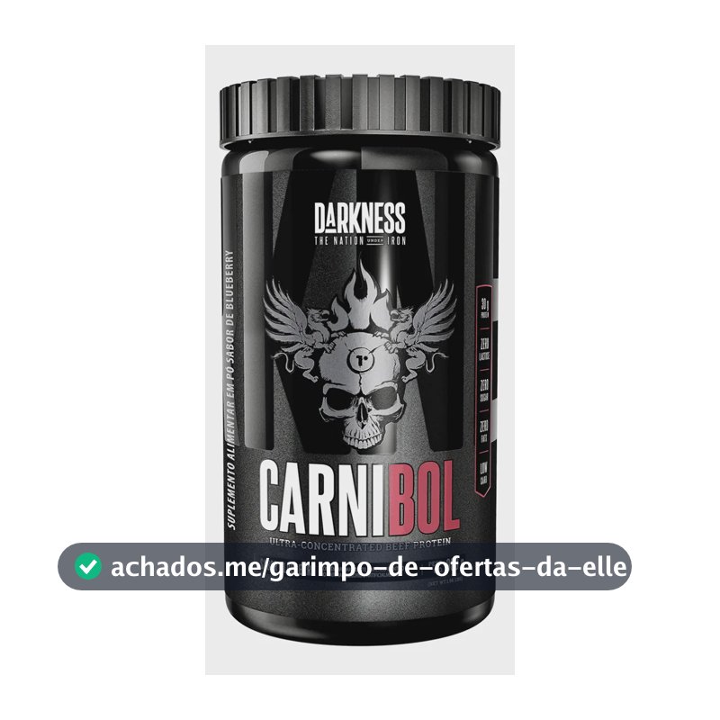 Proteína Darkness Carnibol Beef em pó sabor Blueberry x 900g
