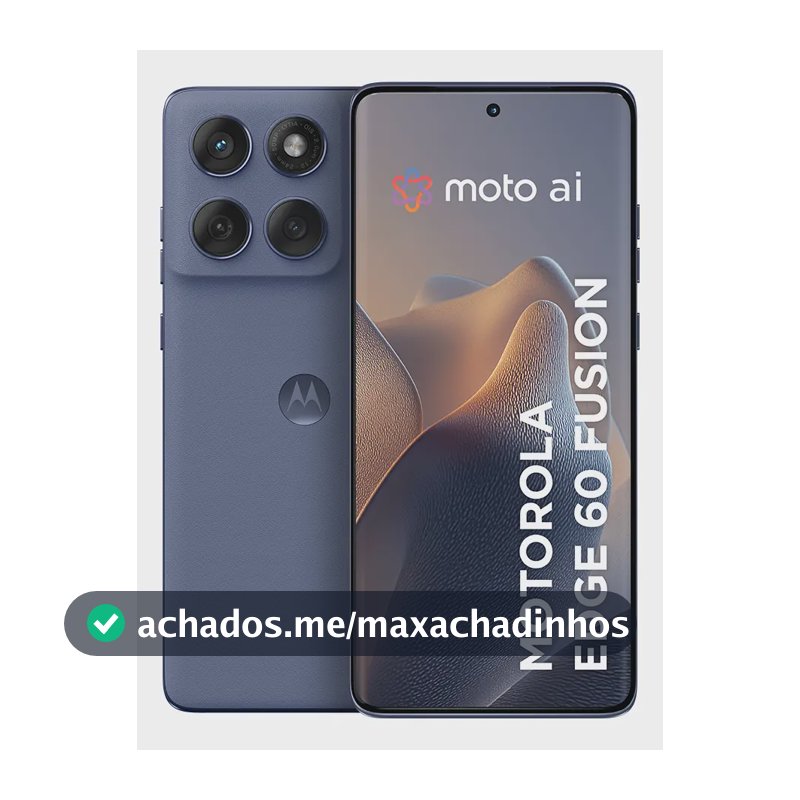 Smartphone Motorola Edge 60 Fusion 5g - 256gb 8gb Ram+8gb Ram Boost, 50mp Sony Ai Camera Ip68 Nfc - Cinza Vegan Leather