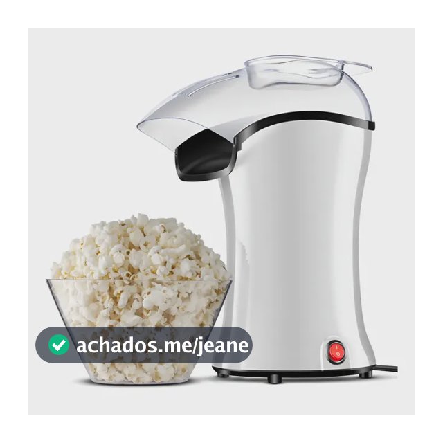 Pipoqueira Elétrica Popflix Pp-04 Ar Quente Cor Branco Mondial 127 V