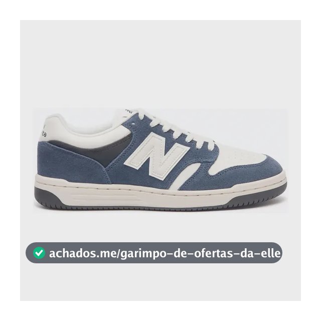 Tênis New Balance Original 480 Low Masculino Urbano Clássico