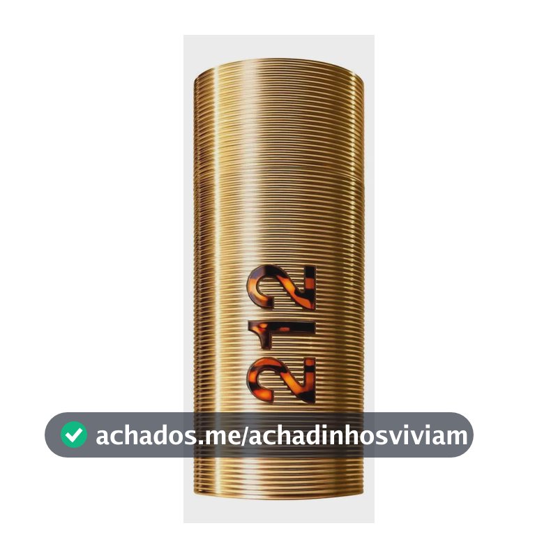 Perfume Masculino Carolina Herrera 212 Men Parfum Eau de Parfum - Amadeirado Ambarado Importado - Perfume masculino de Alta Fixação 100ml