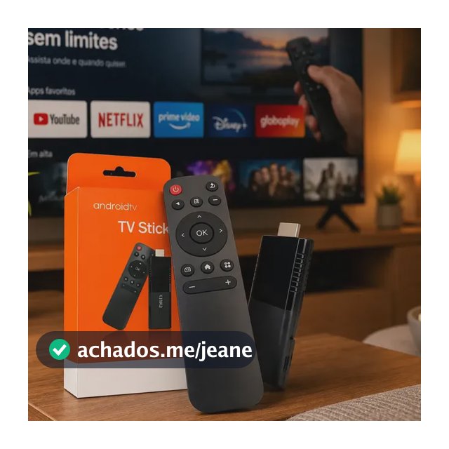 Tv Stick 4k Android Chromecast Smart Hdmi Wifi Ao Vivo Preto Padrão