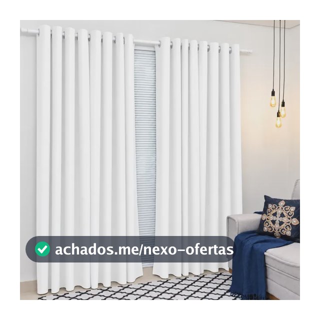 Cortina Tecido Oxford Grosso 3 Metros X 2,50 Largura Premium