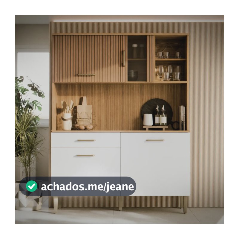 Kit Cozinha Viena Compacta Com Balcão E Gaveta Para Microondas E Forno Web Home Móveis