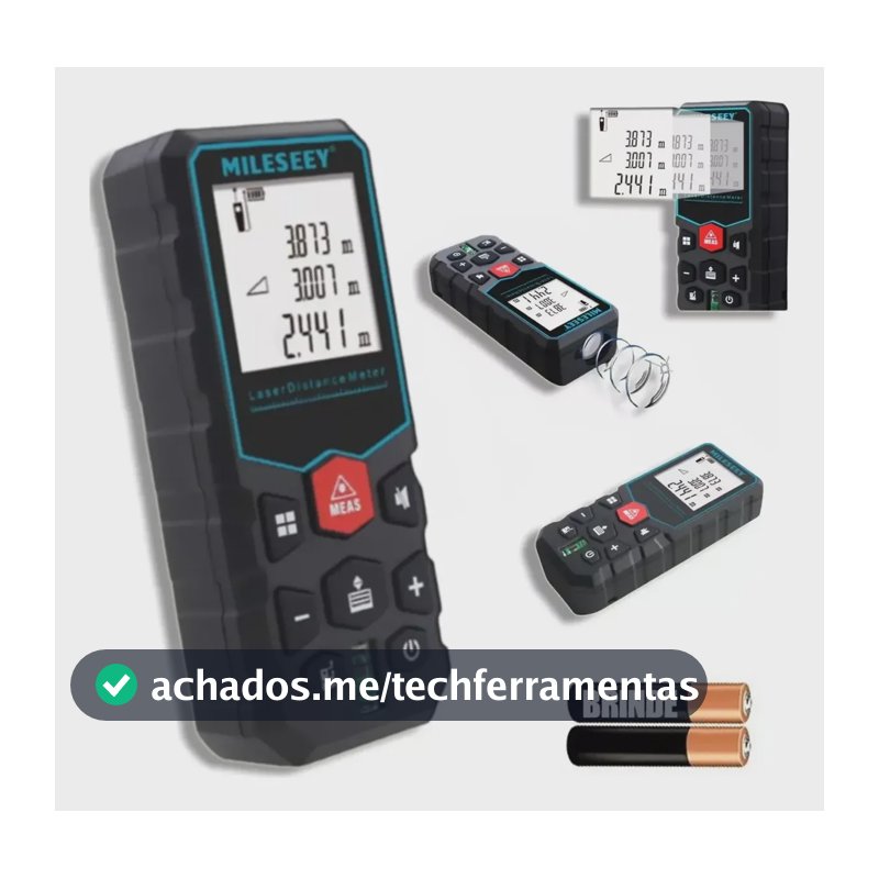 Trena Lazer Digital De Alta Precisão Profissional X5 40m